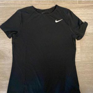 Nike Dri-Fit Legend Black Fitted Short Sleeve T-Shirt